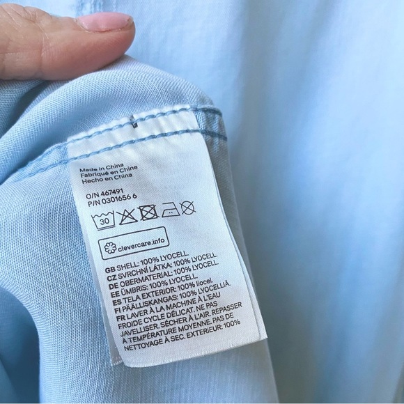 &Denim Light Wash Shirt Dress  XS - S - Picture 9 of 9